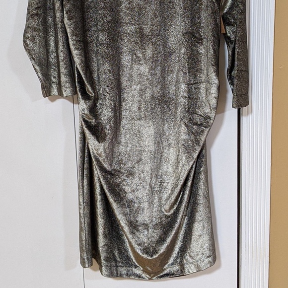 Plus Size Rachel Roy Metallic Dress 3X - Picture 3 of 5